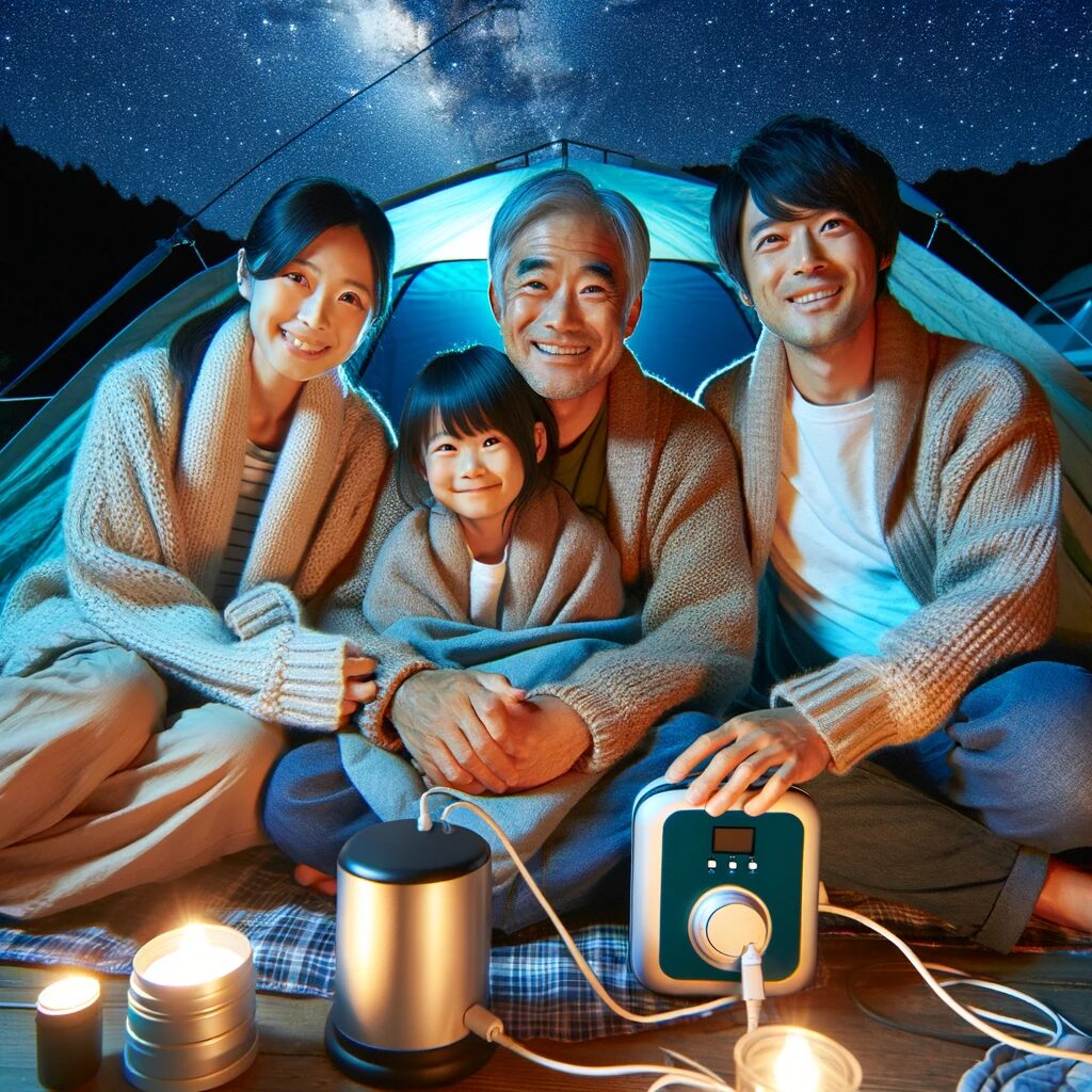 電気毛布 キャンプ ファミリー おすすめ07