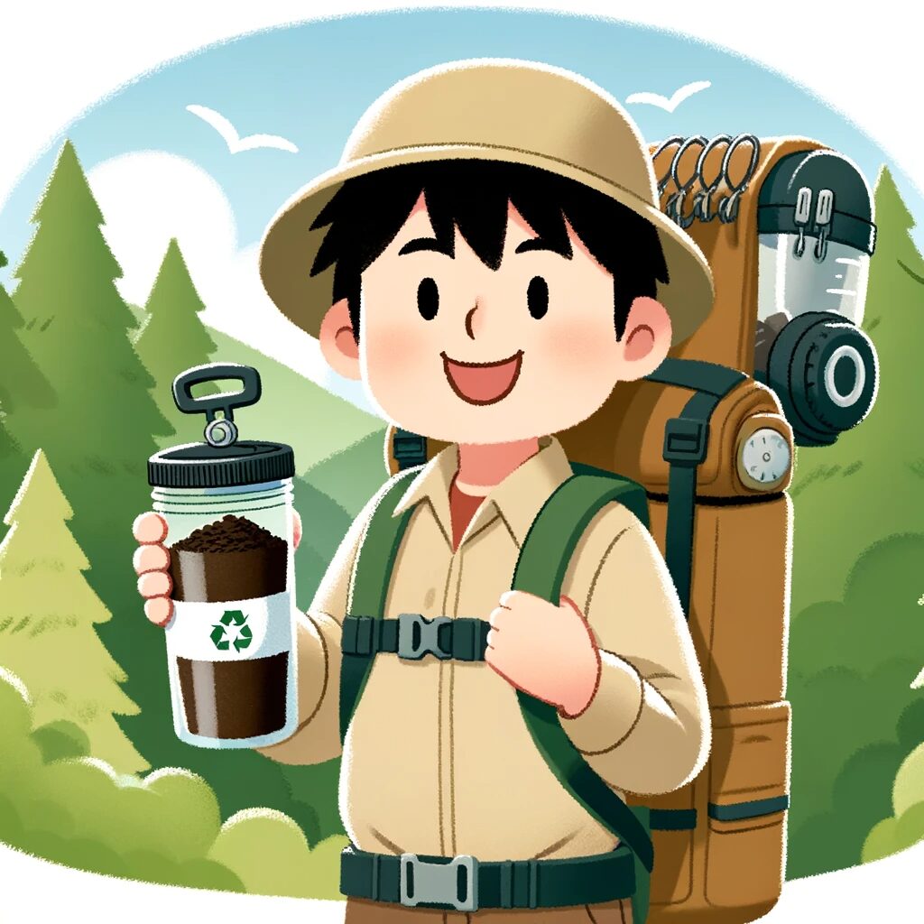 キャンプ コヒー ゴミ04