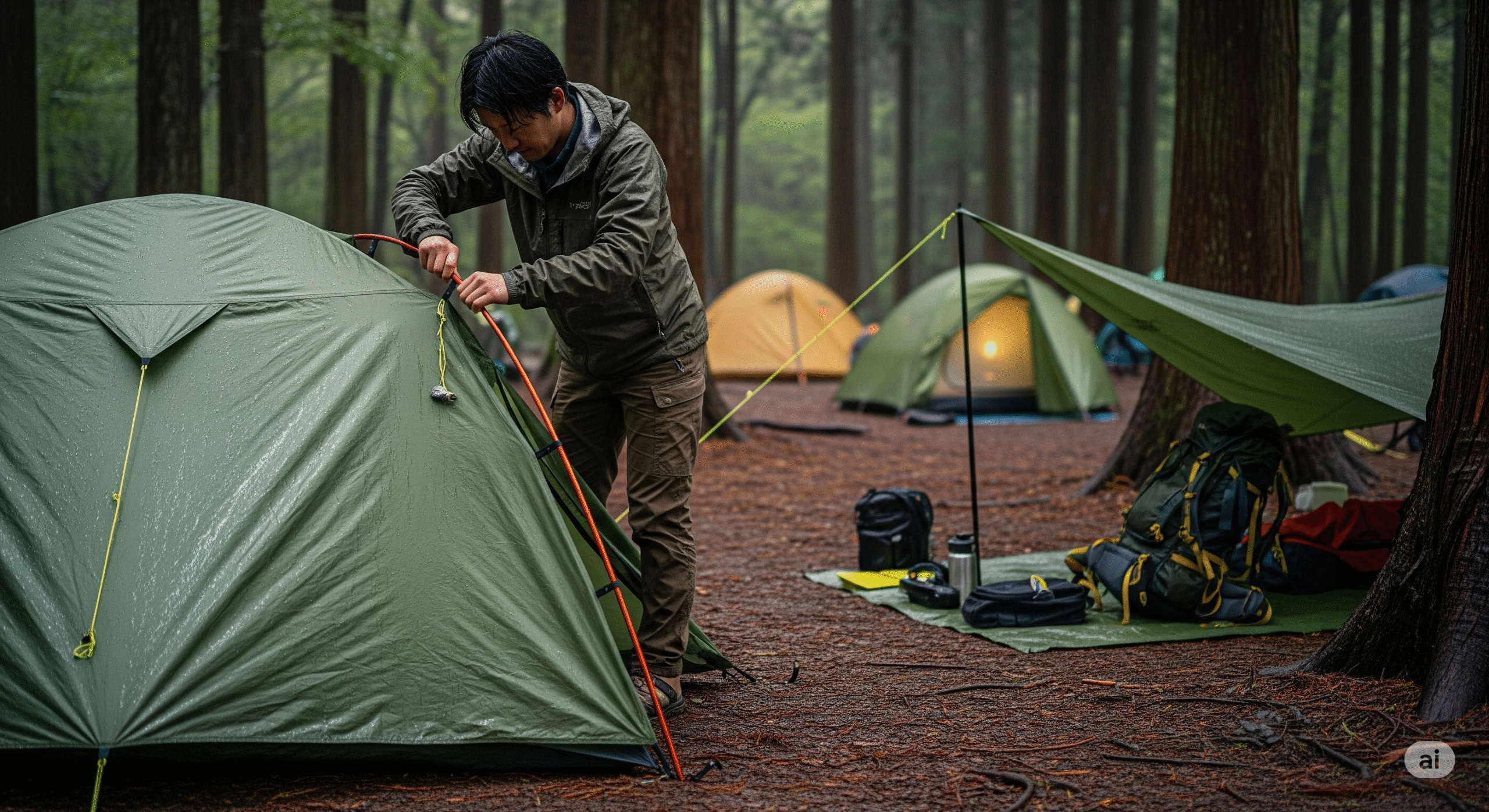 雨の日 キャンプ やめたほうがいい03